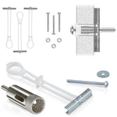 CondoMounts Tile TV Mount Kit for Mounting TV on Tile Wall | Marble Wall Mount| Grab Bar Anchors for Tile | Holds upto 200lbs | Includes Diamond Tile Drill Bit & 4 Elephant Anchor Set